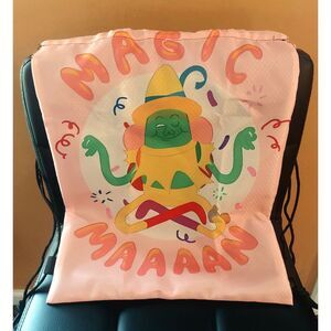 MAGIC MAAAAN Adventure Time Drawstring Bag Magic Man Cinch Sack